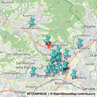 Mappa Via Rosolino Pilo, 24123 Bergamo BG, Italia (2.0365)
