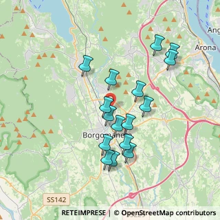 Mappa Via Eugenio Montale, 28021 Borgomanero NO, Italia (3.36313)