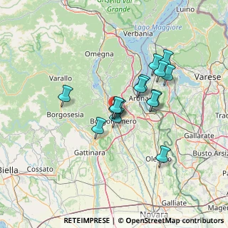 Mappa Via Eugenio Montale, 28021 Borgomanero NO, Italia (10.91133)