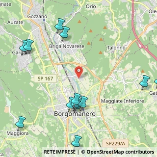 Mappa Via Eugenio Montale, 28021 Borgomanero NO, Italia (2.81154)