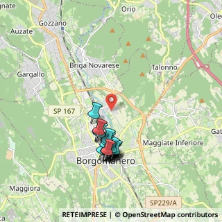 Mappa Via Eugenio Montale, 28021 Borgomanero NO, Italia (1.761)