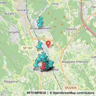 Mappa Via Eugenio Montale, 28021 Borgomanero NO, Italia (1.8895)