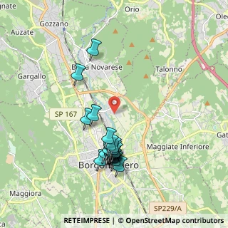 Mappa Via Eugenio Montale, 28021 Borgomanero NO, Italia (1.838)