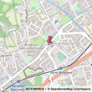 Mappa Via G. Reich, 3, 24020 Torre Boldone, Bergamo (Lombardia)