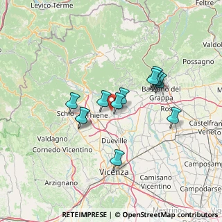 Mappa Via Togarelli, 36030 Sarcedo VI, Italia (11.48083)