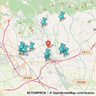 Mappa Via Togarelli, 36030 Sarcedo VI, Italia (3.58818)