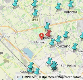 Mappa Via Tiepolo, 31050 Ponzano Veneto TV, Italia (2.7255)