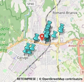 Mappa Via G.Marconi, 22060 Arosio CO, Italia (0.484)