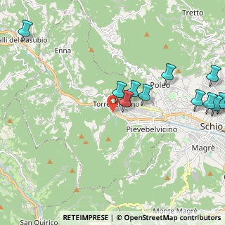 Mappa Via dell'Artigianato, 36036 Torrebelvicino VI, Italia (2.49545)