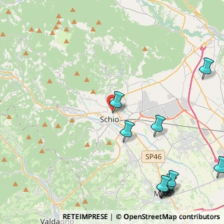 Mappa Via Romana Rompato, 36015 Schio VI, Italia (6.25091)
