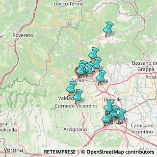 Mappa Via Romana Rompato, 36015 Schio VI, Italia (13.50071)