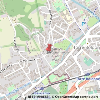 Mappa Via Marzanica, 21, 24124 Torre Boldone, Bergamo (Lombardia)