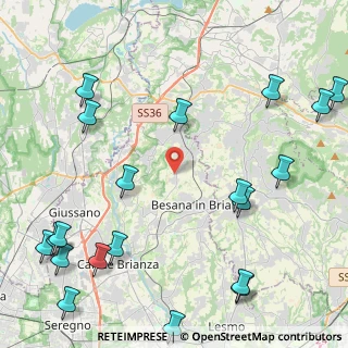 Mappa Via Antonio Gramsci, 20838 Renate MB, Italia (6.132)
