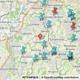 Mappa Via Antonio Gramsci, 20838 Renate MB, Italia (2.9905)