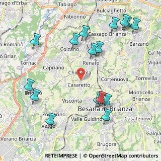 Mappa Via Antonio Gramsci, 20838 Renate MB, Italia (2.50938)