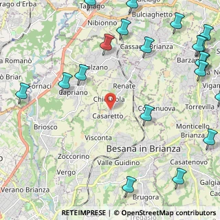 Mappa Via Antonio Gramsci, 20838 Renate MB, Italia (3.3085)
