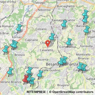 Mappa Via Antonio Gramsci, 20838 Renate MB, Italia (3.143)