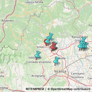 Mappa Via Lago di Bracciano, 36015 Schio VI, Italia (14.21)