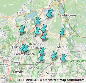 Mappa Via E. Fermi, 23897 Viganò LC, Italia (6.72133)