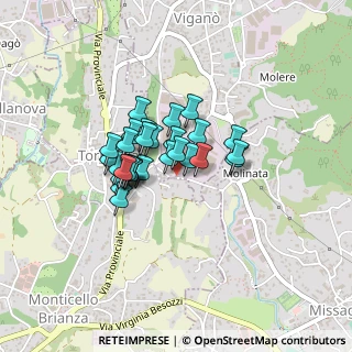 Mappa Via E. Fermi, 23897 Viganò LC, Italia (0.27586)