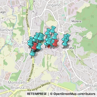 Mappa Via Enrico Fermi, 23897 Viganò LC, Italia (0.27586)