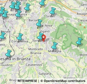 Mappa Via E. Fermi, 23897 Viganò LC, Italia (2.93)