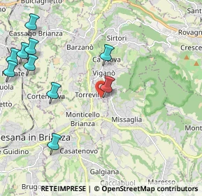Mappa Via E. Fermi, 23897 Viganò LC, Italia (2.94583)