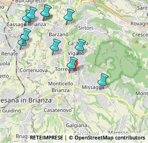 Mappa Via E. Fermi, 23897 Viganò LC, Italia (2.33909)