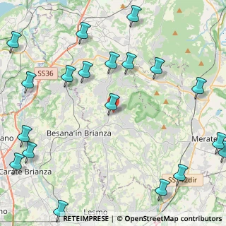 Mappa Via Enrico Fermi, 23897 Viganò LC, Italia (6.3325)