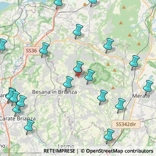 Mappa Via Enrico Fermi, 23897 Viganò LC, Italia (6.0045)