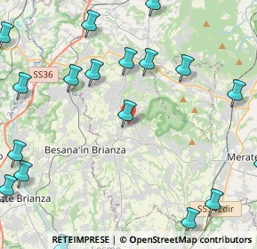 Mappa Via E. Fermi, 23897 Viganò LC, Italia (6.3325)