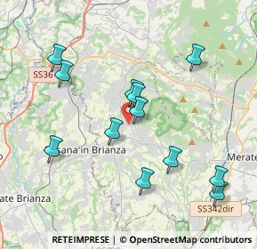 Mappa Via E. Fermi, 23897 Viganò LC, Italia (3.85917)