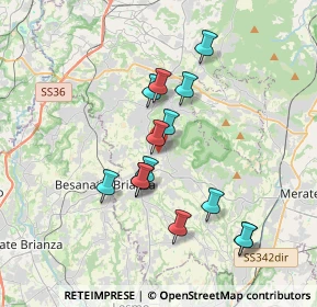 Mappa Via E. Fermi, 23897 Viganò LC, Italia (3.19357)