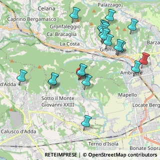 Mappa Giovanni XXlll, 24039 Sotto il Monte Giovanni XXIII BG, Italia (2.2575)