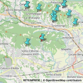 Mappa Giovanni XXlll, 24039 Sotto il Monte Giovanni XXIII BG, Italia (2.88714)