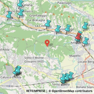 Mappa Giovanni XXlll, 24039 Sotto il Monte Giovanni XXIII BG, Italia (3.32)