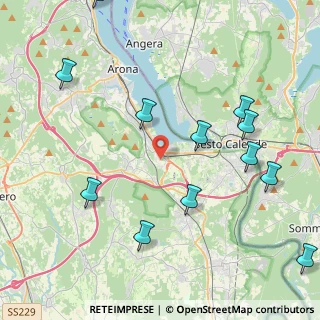 Mappa Via Glisente, 28040 Dormelletto NO, Italia (5.48692)