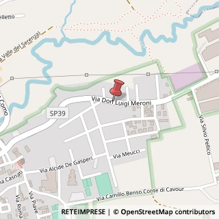 Mappa Via Don L. Meroni, 35, 22060 Figino Serenza, Como (Lombardia)
