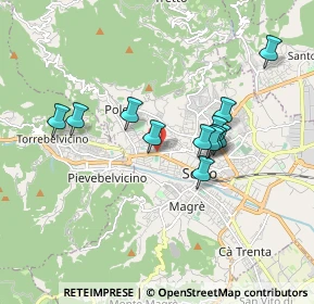 Mappa Via Campedello, 36015 Schio VI, Italia (1.53333)