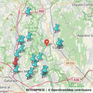 Mappa Via B. Franklin, 21050 Lonate Ceppino VA, Italia (5.11)