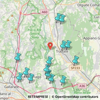 Mappa Via B. Franklin, 21050 Lonate Ceppino VA, Italia (5.03929)