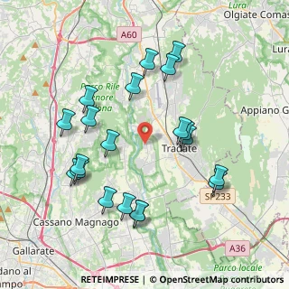 Mappa Via B. Franklin, 21050 Lonate Ceppino VA, Italia (4.0405)