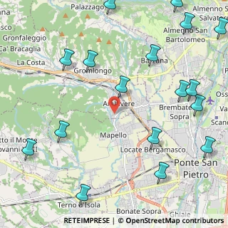 Mappa Via Vincenzo Bellini, 24030 Ambivere BG, Italia (2.98941)
