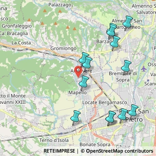 Mappa Via Vincenzo Bellini, 24030 Ambivere BG, Italia (2.43923)