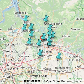 Mappa Via Vincenzo Bellini, 24030 Ambivere BG, Italia (10.16688)