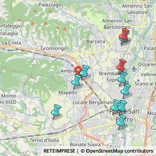 Mappa Via Baracche, 24030 Mapello BG, Italia (2.39455)