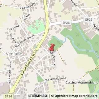 Mappa Via Moncucco, 14, 22070 Veniano, Como (Lombardia)