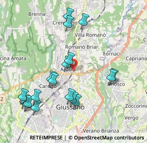 Mappa Via Achille Grandi, 22060 Arosio CO, Italia (2.19611)