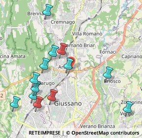 Mappa Via Achille Grandi, 22060 Arosio CO, Italia (2.29846)