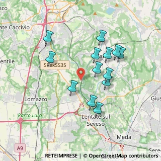 Mappa Via I Maggio, 22063 Cantù CO, Italia (3.35)